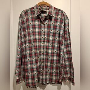 Northern Reflections  Heart Plaid shirt